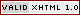 Validiertes XHTML 1.0!